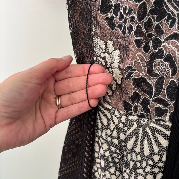 Anthropologie Beguile Byron Lars Size 0 Dress Sequins Cocktail Wedding Guest - Picture 7 of 16